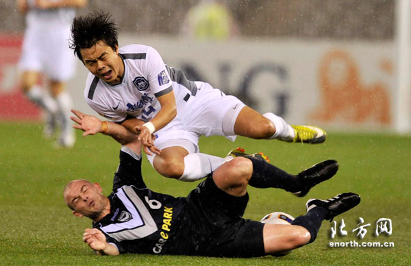 天津泰达客场逼平上海申花，积分榜略有上升的简单介绍