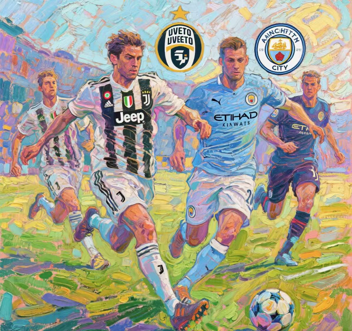 尤文图斯将挑战曼城，球星云集